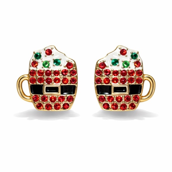 The Unbranded Brand Jewelry - Festive Octoberfest Beer Mug Earrings